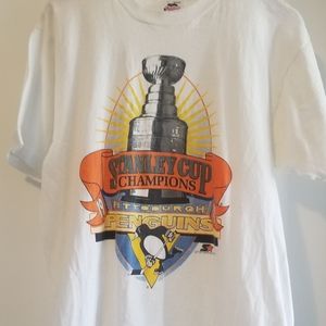 Vtg 1991 Pittsburgh Penguins Champion tshirt
